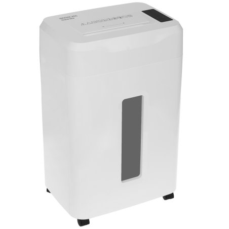 Шредер Office Kit S243N 3,9х38 белый (секр.P-4) фрагменты 35лист. 35лтр. скрепки скобы пл.карты CD