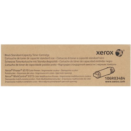 Картридж лазерный Xerox 106R03484 черный для Phaser 6510/WorkCentre 6515 2500 стр. (Channels)