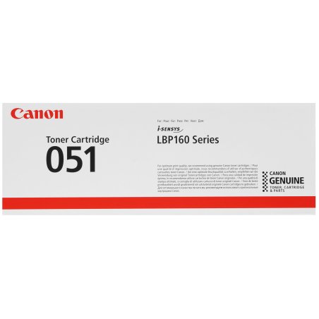 Картридж лазерный Canon 051 BK 1700 стр