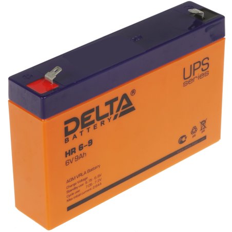 Батарея Delta HR 6-9 (634W) (6V, 9Ah)