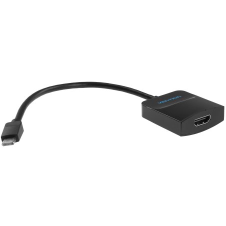 Мультимедиа конвертер Vention USB Type C M/HDMI F, черный