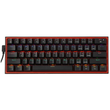 Клавиатура проводная REDRAGON Fizz RU черный
