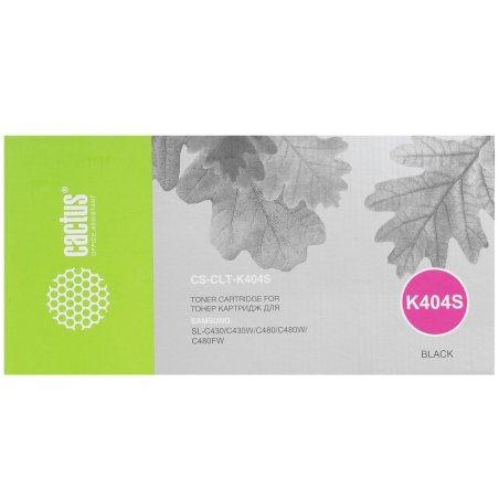 Картридж лазерный Cactus CS-CLT-K404S черный (1500 стр.) для Samsung SL-C430/C430W/C480/C480W/C480FW