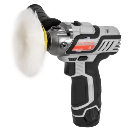 Полировальная машина Интерскол АПМ-76/12Э 8300об/мин рез.шпин.:M8 d=76мм (806.2.2.70)