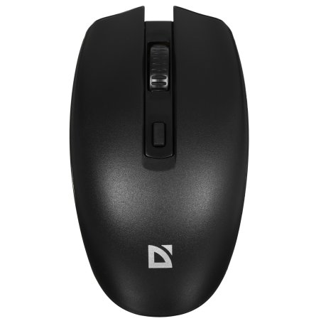 Мышь беспроводная Defender Proto MM-332 черный, 3200 dpi, радиоканал, Bluetooth, USB, кнопки - 4