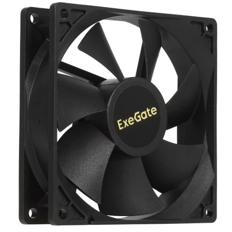 Вентилятор для корпуса ExeGate EX09225B4P-PWM черный, 92 мм, 2200 об/мин, 28 дБ, 4 pin