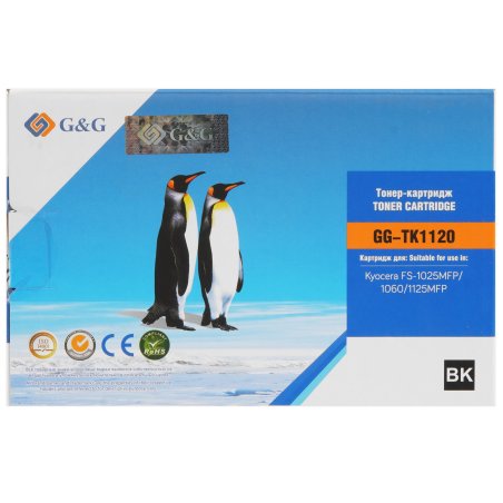 Картридж лазерный G&G GG-TK1120 черный (3000стр.) для Kyocera FS-1025MFP/1060/1125MFP