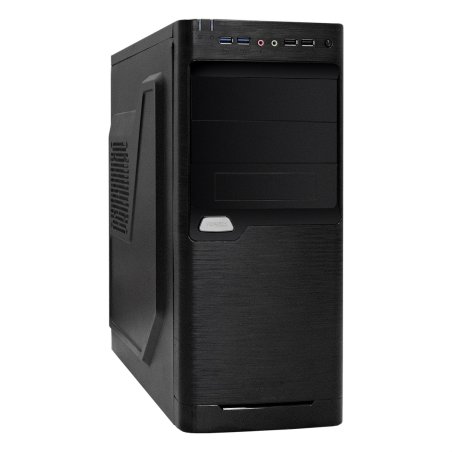 Компьютерный корпус ExeGate EX272730RUSMiditowerXP-330U Black, ATX, (XP600, Black,120мм), 2*USB+2*USB 3.0, Audio