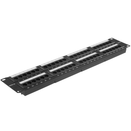 Патч-панель Hyperline WRLine WR-PL-48-C5E-D 19" 2U 48xRJ45 кат.5e