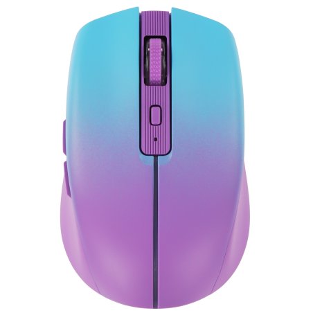 Мышь беспроводная Defender Mystery MM-301 фиолетовый, 1600 dpi, радиоканал, Bluetooth, USB, кнопки - 6