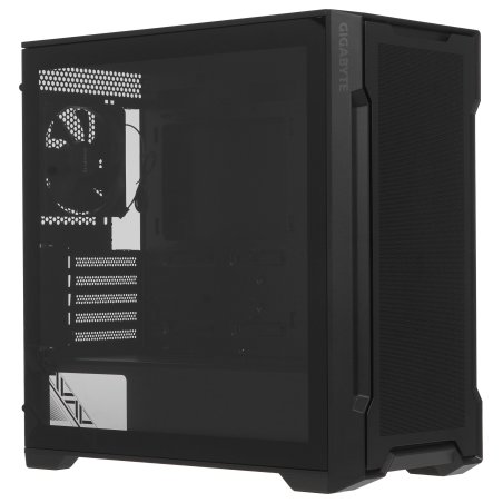 Компьютерный корпус GIGABYTE C200 GLASS MidiTower без Б/П ATX MicroATX MiniITX Цвет черный Gb-C200G
