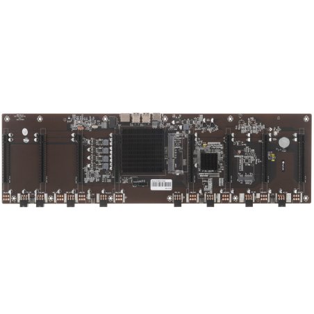 Материнская плата с процессором AFOX AFHM65-ETH8EX, Intel Celeron 847, Intel HM65, 1xDDR3L, 1xSATA, 1xmini-SATA, 8xPCIe 2.0 x16, 1xHDMI, 1x 100Mb LAN, 4xUSB 2.0, проприетарный