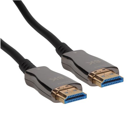 Кабель HDMI Wize AOC-8K-HM-HM-15M оптический, 15 м, 8K/60HZ 4:4:4, v.2.1, ARC, 19M/19M, HDCP 2.2, Ethernet, черный, коробка
