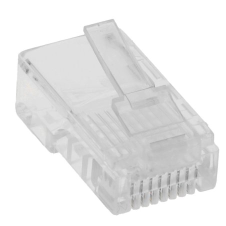 Коннектор Gembird Вилка RJ-45 LC-8P8C-001 (3-зубца) кат.5e, для одножильного кабеля (100 шт.)