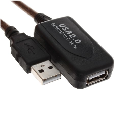 Кабель-удлинитель USB2.0 активный Gembird/Cablexpert UAE-01-10M, AM/AF, 10м