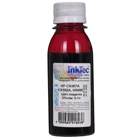 Чернила HP C9388A, C9393A, H5088 (InkTec) Y, 0,1л