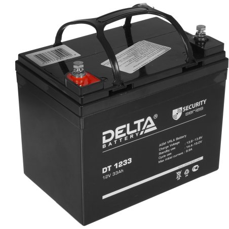 Батарея Delta DT 1233 (33 А\ч, 12В) свинцово- кислотный аккумулятор