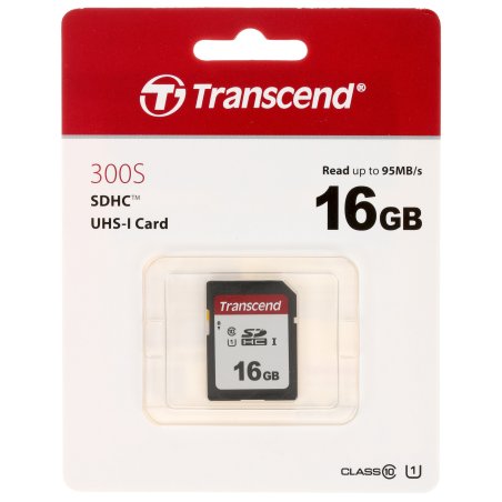 Флеш карта SD 16Gb Transcend SDHC UHS-I U1