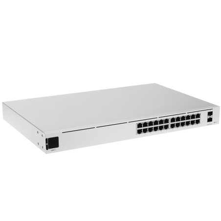 Коммутатор USW-Pro-24-POE-EU Ubiquiti UniFi Switch Pro 24 PoE 16x GLAN PoE+, 8x GLAN PoE++ (до 64 Вт на порт), 2x SFP+, раздает до 400 Вт