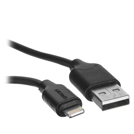 Кабель Crown USB - Lightning CMCU-3018L черный