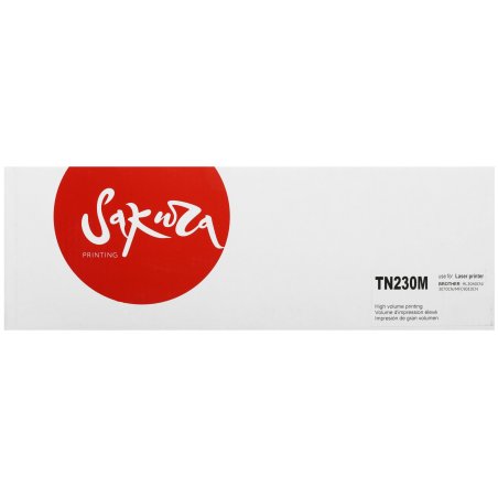 Картридж лазерный Sakura TN230M для Brother DCP-9010CN, HL-3040CN/3070CW, MFC-9120CN/9320CW, пурпурный, 1400 к.