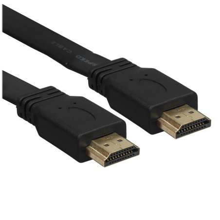 Кабель PERFEO HDMI A вилка - HDMI A вилка, плоский, ver.1.4, длина 2 м. (H1302)