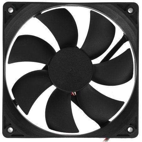 Вентилятор для корпуса Gembird FANCASE3/BALL черный, 120 мм, 2000 об/мин, 38 дБ, 3 pin