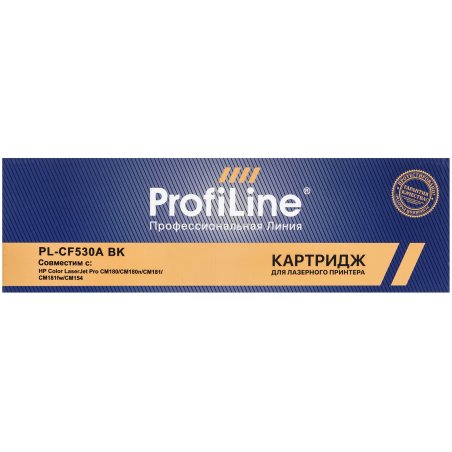 Картридж лазерный ProfiLine PL-CF530A №205A для принтеров HP Color LaserJet Pro MPF M180/181 1100 копий Black