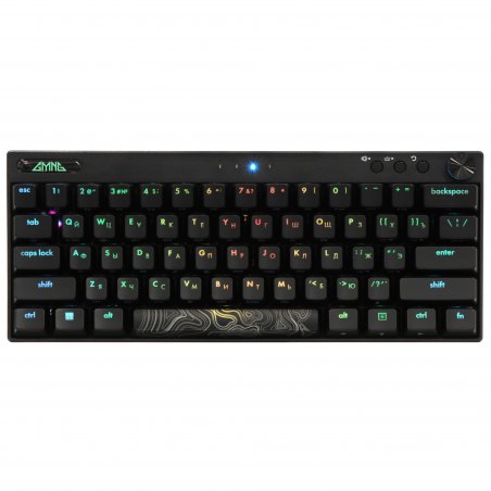 Клавиатура беспроводная GMNG GG-KB500XW (1910516), USB, Bluetooth/Радиоканал, черный