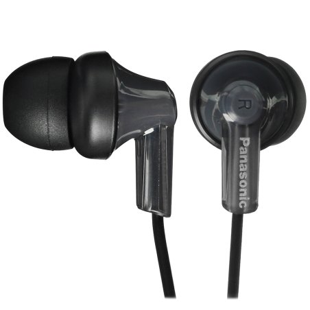 Наушники вкладыши Panasonic RP-HJE120 1.1м черный проводные в ушной раковине (RP-HJE120EEK)