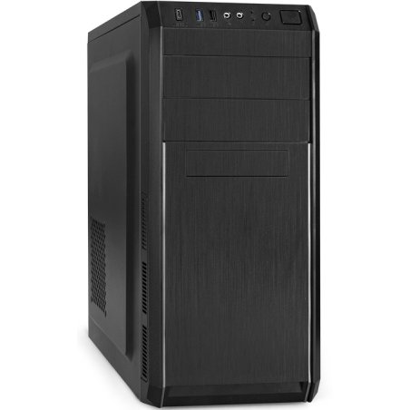 Компьютерный корпус Miditower ExeGate EX287366RUS XP-334UC-XP350 (ATX, XP350 с вент. 12см, 1*USB+1*USB 3.0+1*TypeC, аудио, черный)
