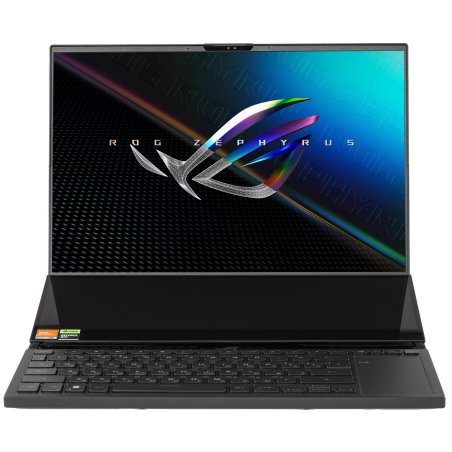 Ноутбук Asus ROG Zephyrus Duo 16 GX651AX-SR117W Core Ultra 9 386H 64Gb SSD1Tb NVIDIA GeForce RTX 5090 24Gb 16" OLED Touch 3K (2880x1800) Windows 11 Home dk.grey WiFi BT Cam Bag (90NR0NT2-M00520)