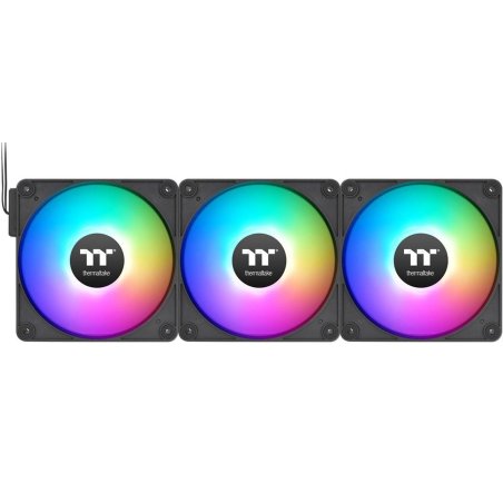 Комплект вентиляторов для корпуса Thermaltake CT120 EX Reverse ARGB Sync (3 шт.) черный, 120 мм, 2000 об/мин, 31.2 дБ, 4 pin