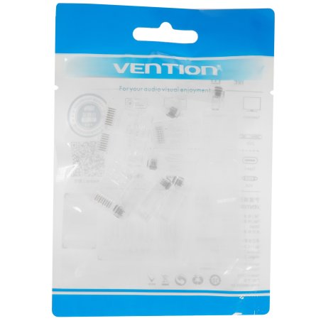 Коннектор Vention RJ45 (8p8c), UTP, cat. 6A, под витую пару (10шт.)