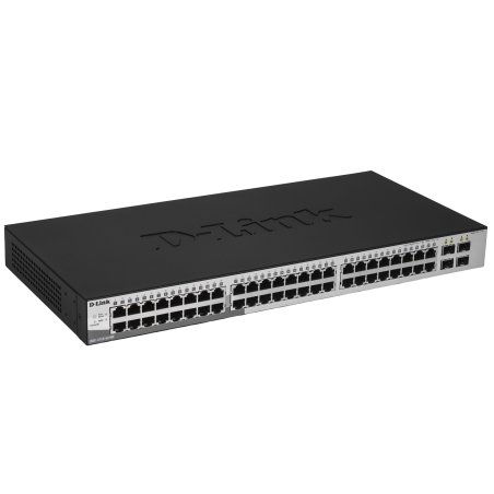 Коммутатор D-Link Managed Gigabit Switch with 48 10/100/1000Base-T + 4 SFP Ports DGS-1210-52/ME/B1A