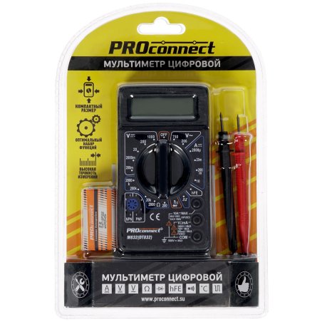 Портативный мультиметр M832 (DT832) PROconnect