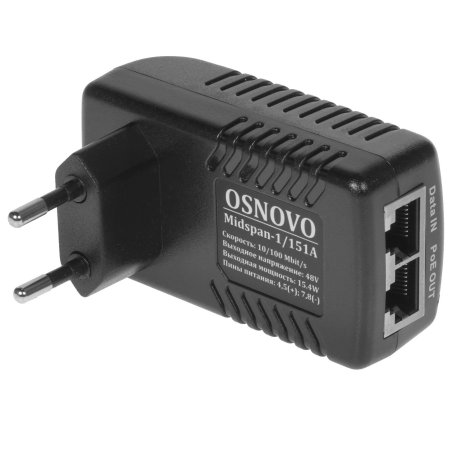 Инжектор POE Osnovo Midspan-1/151A