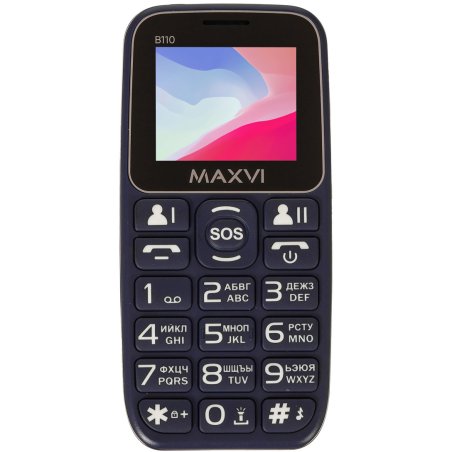 Мобильный телефон Maxvi B110 синий