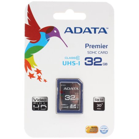 Флеш карта SDHC 32Gb Class10 ADATA ASDH32GUICL10-R Ultra speed