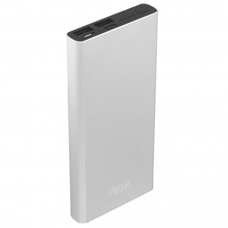 Портативный аккумулятор HIPER CORE 2XL Metal серебристый (10000 мА·ч)