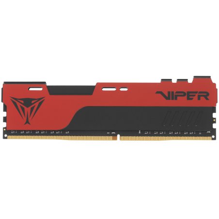 Оперативная память Patriot Viper Elite II, DDR4, 8Gb (1x8 Gb), 3200 MHz, CL18, DIMM, радиатор, красный/черный