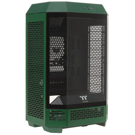 Компьютерный корпус Thermaltake The Tower 300 Racing Green зеленый без БП miniITX 8x120мм 6x140мм 2xUSB 3.0 audio bott PSU