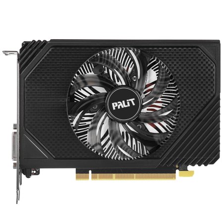 Видеокарта Palit RTX 3050 STORMX OC 6Gb NVIDIA GeForce RTX 3050 6Gb PCI-E 4.0 96bit GDDR6 1042/14000 DVIx1 HDMIx1 DPx1 HDCP Ret