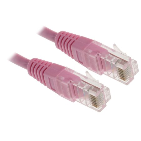 Патч-корд UTP Cablexpert кат.5e, 0.5м, литой, многожильный, розовый