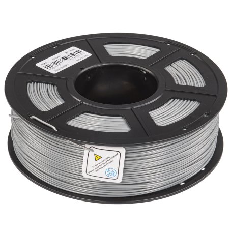 Филамент NVPrint ABS Silver для 3D печати диаметр 1.75мм длина 330 метров масса 1 кг