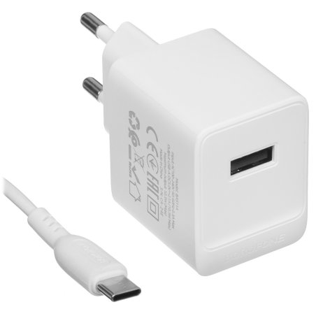 Сетевое зарядное устройство BOROFONE (6941991104664) BAS11Aa для Type-C белый