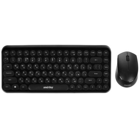 Комплект клавиатура+мышь мультимедийный Smartbuy 626376AG черный SBC-626376AG-K