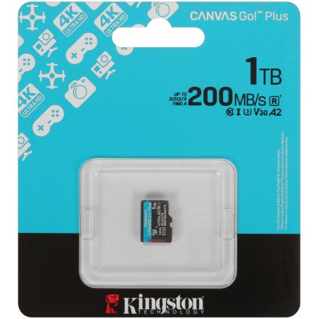 Карта памяти Kingston 64Gb microSDXC Industrial C10 A1 pSLC Card + SD Adapter