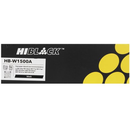 Картридж лазерный Hi-Black (HB-W1500A) для HP LJ M111/141, 0,97K (с чипом)