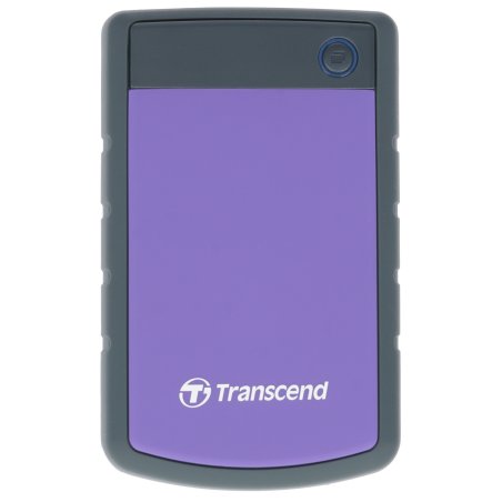 Внешний HDD 2.5" Transcend StoreJet 25H3, 4TB, USB 3.2 Gen 1 Type-A, 5400 rpm, фиолетовый